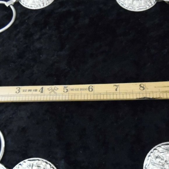 Lot of 2 Vintage Silvertone  & Brass Belt with  Ha - Picture 8 of 10